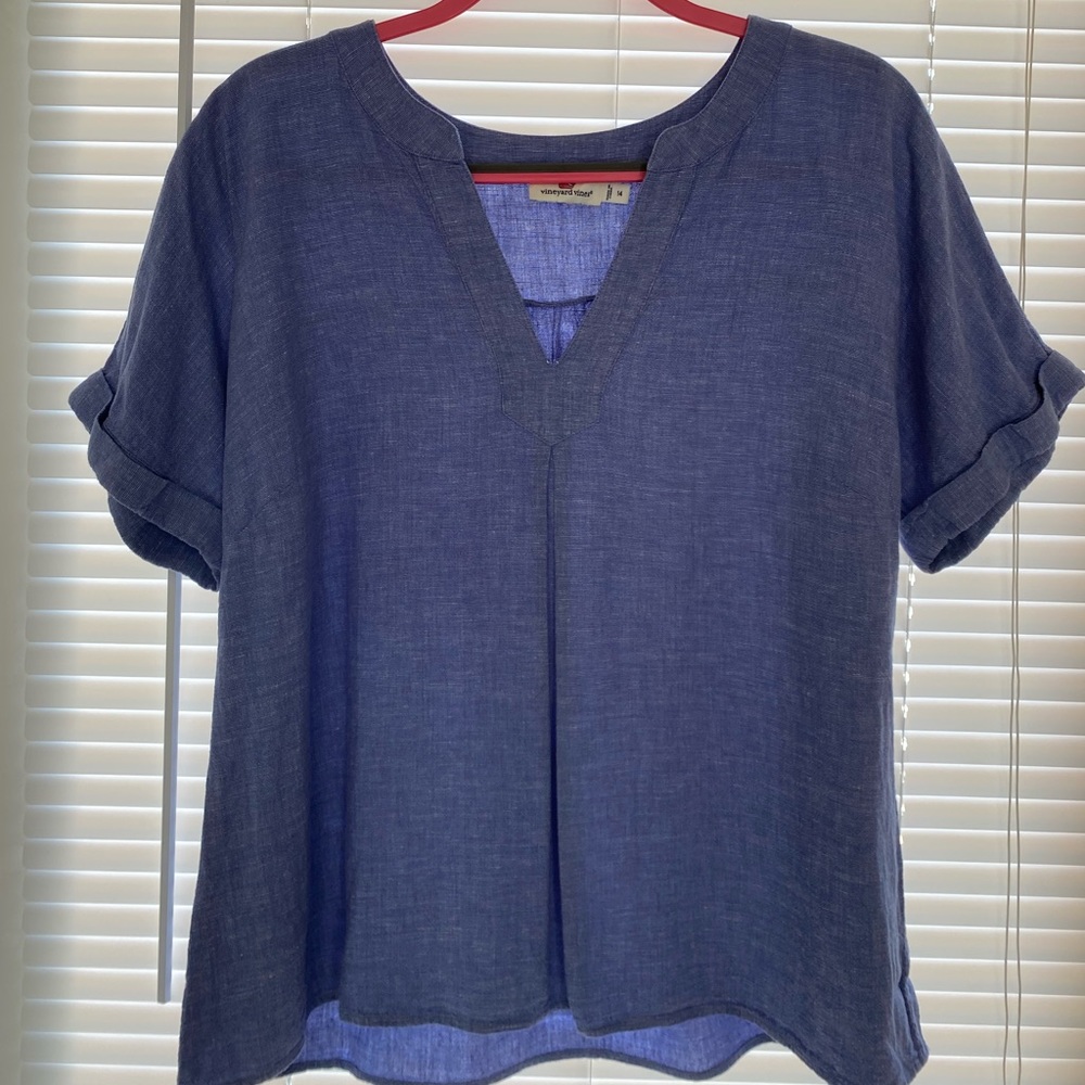 Vineyard Vines Linen Blouse